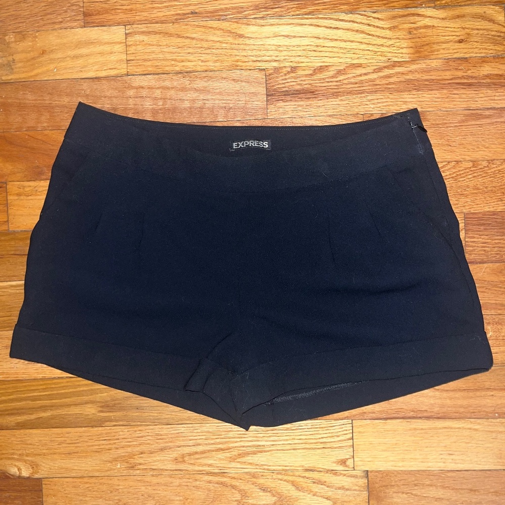 Express Black Dressy Shorts